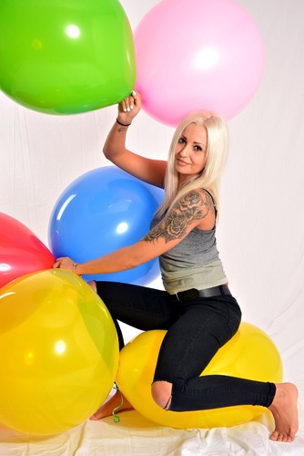 25x orangetex balloon - 24",