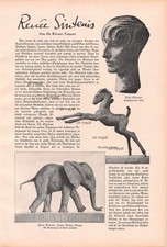 Rene Sintenis - 1928 - Historischer Bildbericht ~19x29cm