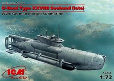 ICM ICMS007 1/72 WW.II Ger. Midget Submarine U-Boot Type XXVIIB Seehund ( late )