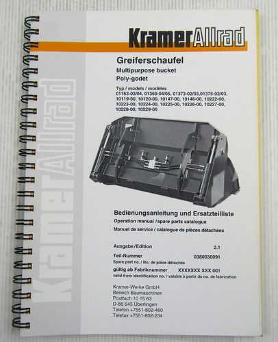 Kramer allrad greiferschaufel - kramer,