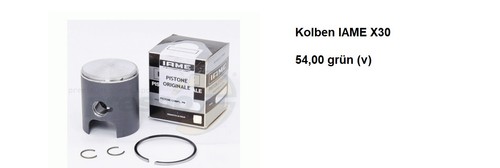 Iame x30 kolben - -, grün