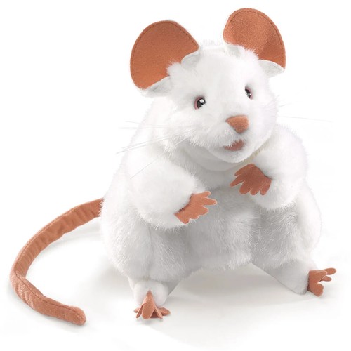 Weiße maus folkmanis - weiße,