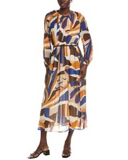 Marc Cain Printed Silk-Blend