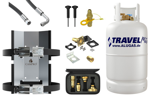 Alugas travelmate set - alugas, lpg