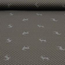 Baumwollstoff Hirsch mit