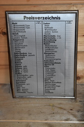 Altes imoglasschild 50er - altes, jahre