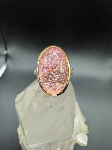Ring 750 gold modern - modern, 18