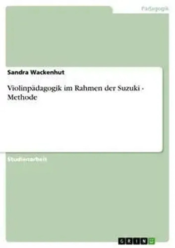 Violinpädagogik rahmen der - im,