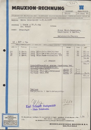 Saalfeld saale rechnung - saalfeld/saale,,