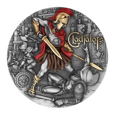 Gladiators 2 oz Silbermünze