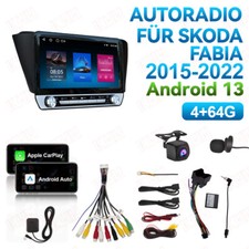 Für Skoda Fabia 3 III 2015-2022 Android 13 Carplay Autoradio BT GPS Navi 4+64GB