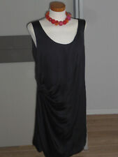 Wunderschönes fließendes schwarzes Partykleid - angesagte Tulpenform H + M Gr 46