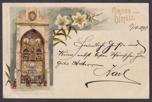 Olmütz olomouc litho - olomouc, ak