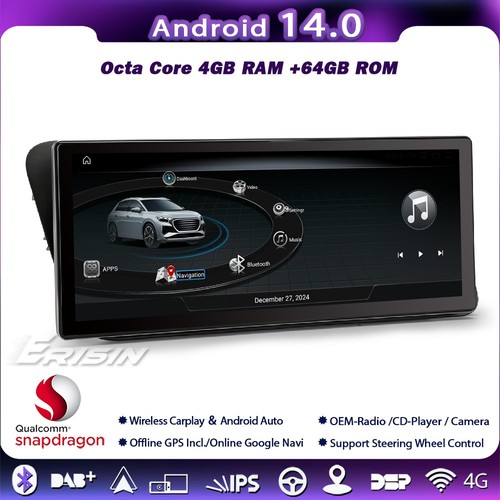 Android 14 autoradio - 10.25"android,