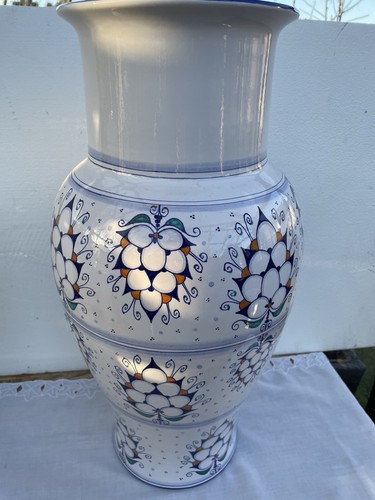 Bodenvase keramik handbemalt - bodenvase,