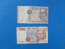 2 x 1000 Lire Italien /