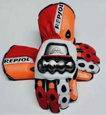 REPSOL Rennen Motorrad Leder