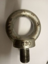 Ringschraube M30, WLL 3,2 t,  Augenschraube,  galv. verzinkt, 2 stk