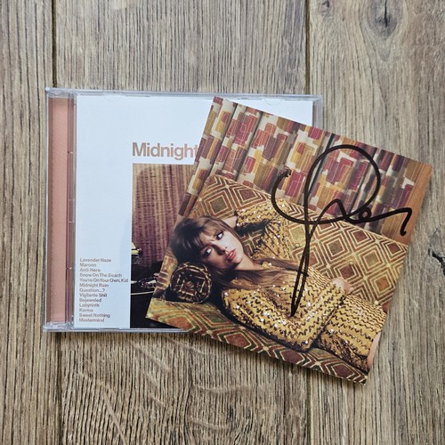 Taylor swift signed midnights - signed,