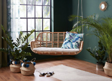 Rattan Hängesessel Duo