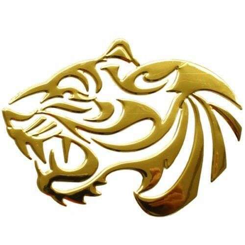 Aufkleber sticker gold - sticker, chrom