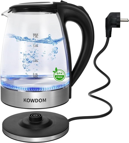 Wasserkocher glas mit - glas,