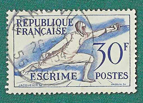 Briefmarke frankreich 1953 - frankreich,