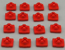Playmobil System X Ersatzteil : 16x Verbinder (Rot) - Stecksystem - X System