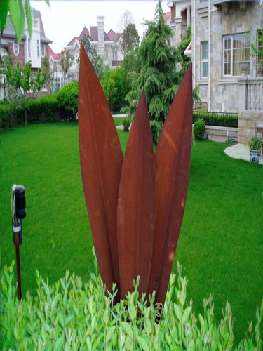 Edelrost gartenstecker rost - edelrost,