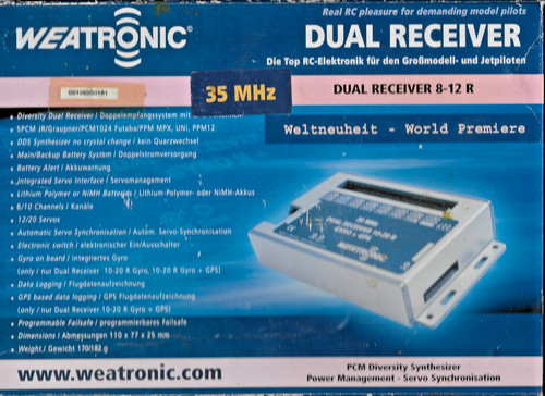 Weatronic 35mhz dual - 35mhz, 8-12