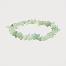 Natürliches Jade-Chip-Armband