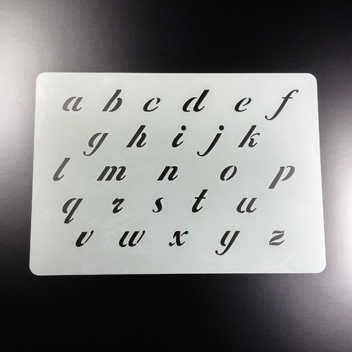 Schablone alphabet - a4,