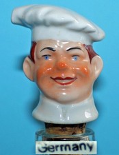 Alte Goebel Porzellan Schnapsnase Koch / Ausgießer / Pourer Cook Chef / Verseur