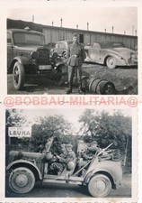 H42 Fotos Wehrmacht Einheits-PKW Kübelwagen Beute Luxus-Cabrio LKW LEUNA Technik