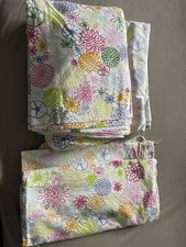 2x Ikea Bettwäsche Set mit Blumen 1,35x2,00m