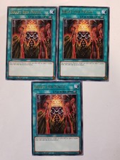 3x Kraft Der Magie MAGO-DE139 Gold-Letter-Rare 1 Auflage YU-GI-OH Playset