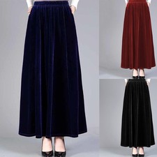 Moderner Samt A-Linien Rock