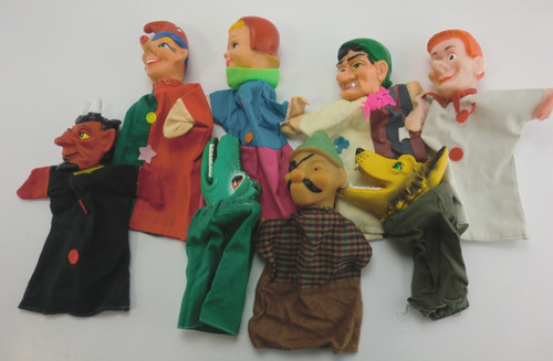 Handpuppen kasperletheater - 8x,
