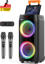 LED Karaoke Machine Mit 2