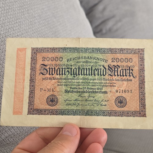 Reichsbanknote inflationsgeld - reichsbanknote,