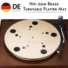 Brass Turntable Platter Mat