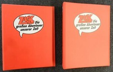 2x Zack Sammelband Ordner - Koralle/Mosaik - Z. Leichte Gebrauchsspuren