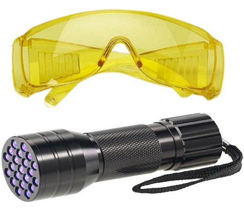 Taschenlampe schwarzlicht - uv,
