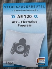 1x 4 Staubsaugerbeutel AE 120 + 2 Filter für AEG, Electrolux, Progress -NEU OVP