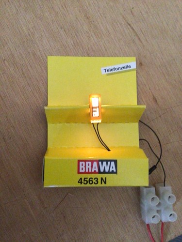 Brawa 4563 spur telefonzelle - spur,