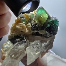 Phantom Fluorit, hexagonal