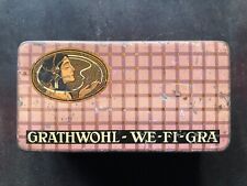 Zigarettendose We-Fi-Gra von Grathwohl, München um 1920, 100 cigarettes tin