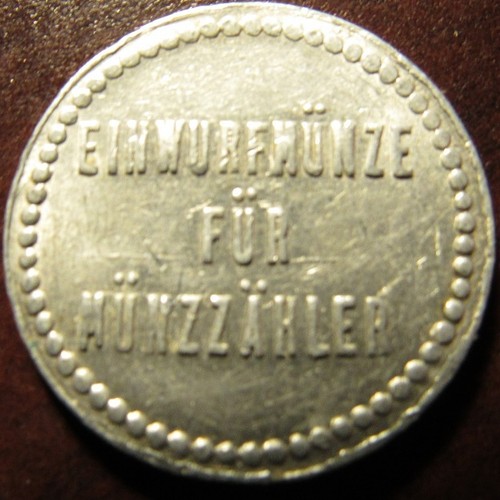 Vintage einwurfmunze fur - einwurfmunze,