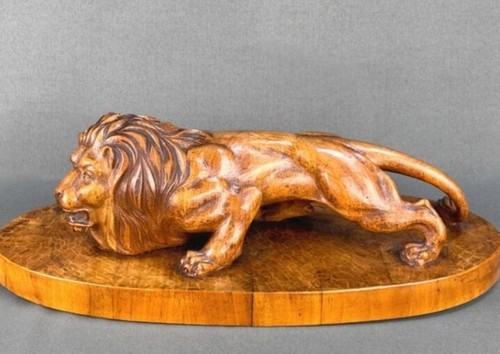 Löwenfigur buchsbaum - löwenfigur,,