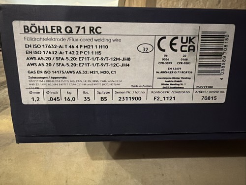 Fülldraht 2mm böhler - fülldraht, q